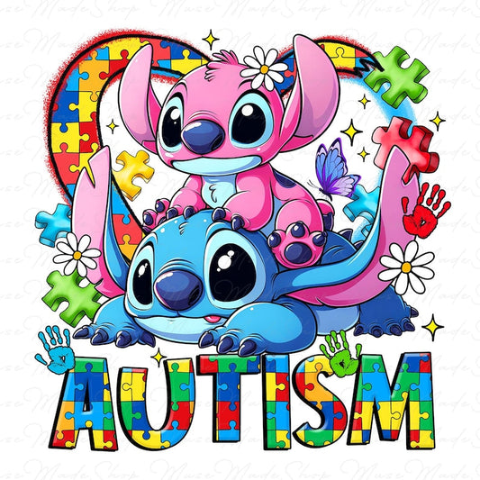 Stitch & Angel autism edition